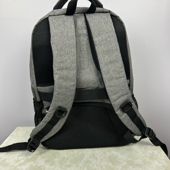 Ezuola Travel Laptop Backpack, Business Work Bag Gray - Picture 4 of 14